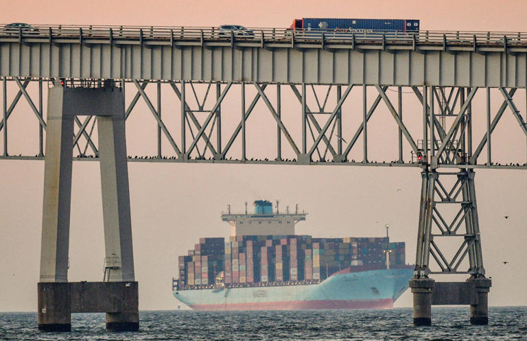 Chesapeake Bay Bridge, Key Bridge among leaders for large ship traffic ...