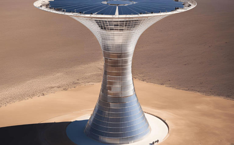 South Africa unveils innovative solar tower powering round-the-clock