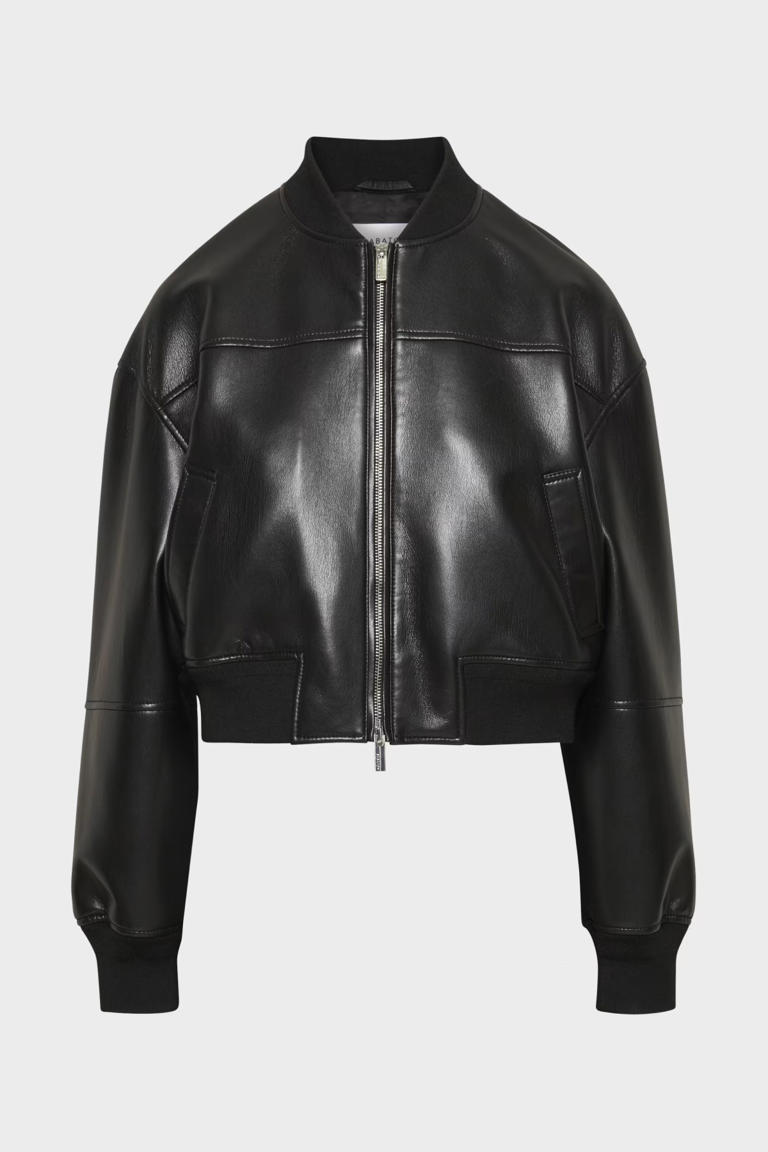 80s-Era Leather Bomber Jackets Are Officially Everywhere