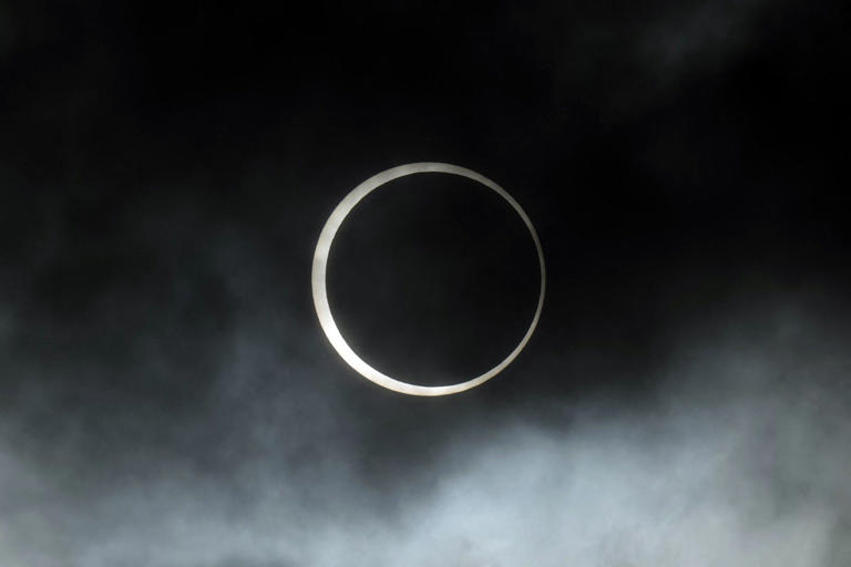 Annular solar eclipse 2024 wows skywatchers with 'ring of fire' over