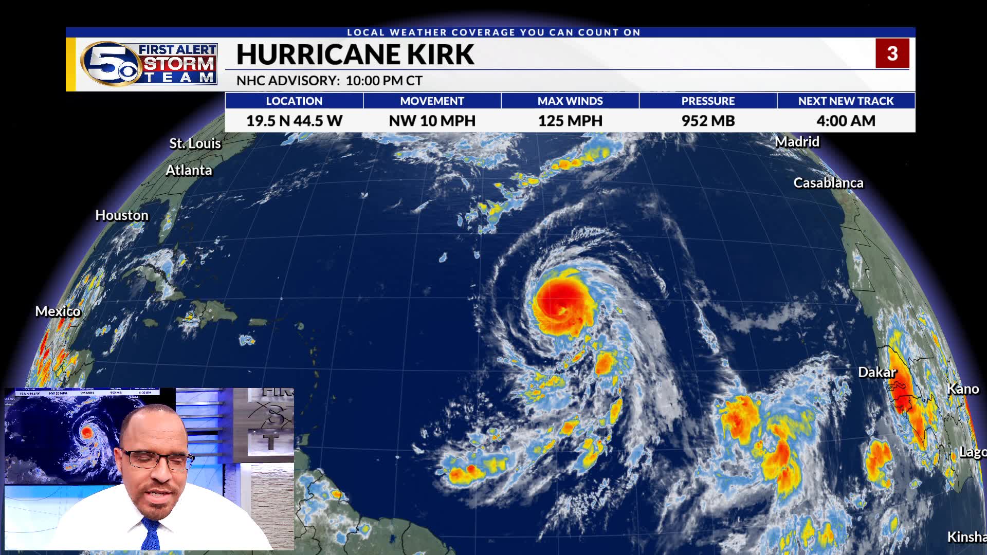 Tropical Storm Leslie Forms In The Eastern Atlantic