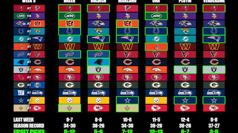 Nfl Week 5 Picks From The Mmqb Staff Vikings Face Jets In London