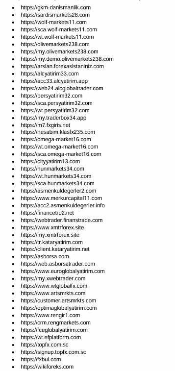SPKden 50 internet sitesi için kapatma talebi