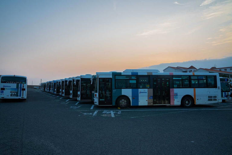 走行時間は約18時間！福岡市内を走りまわる西鉄バス車両の長い1日