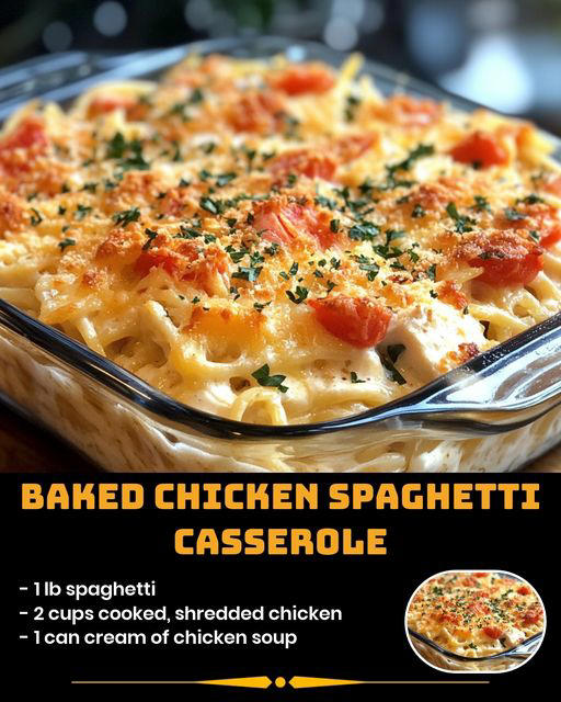 Chicken Spaghetti Casserole (Chicken Spaghetti)