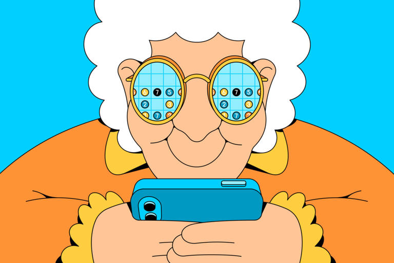 Why Do Older People Waste Their Time Playing Dumb Phone Games?