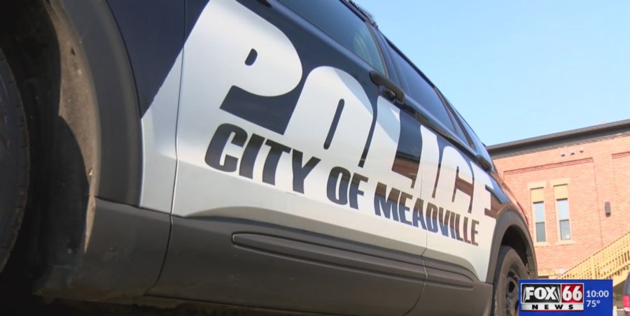 Meadville Police receive protective vest donation for K9 Meadville Police receive protective vest donation for K9