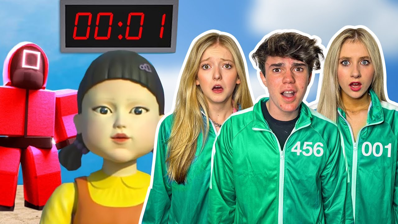 We Actually Won Roblox Squid Games Together