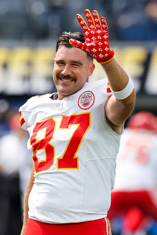 26. Comparisons to the Chiefs' legendary tight end Tony Gonzalez , who retired in 2013 after 17 seasons in the league, started early for Travis. In 2015, when the chatter about whether he would, in fact, surpass Tony's achievements — and how disappointing it would be if he didn't — was heating up, Travis said he paid the noise no mind. "Nobody puts bigger expectations on me than myself," he told Complex . "I want to have the greatest season statistically that a tight end has ever had." On Sept. 29, Travis surpassed Tony to become the Chiefs' all-time leader in receptions with his 917th catch. "It's crazy how things always come full circle," Travis said on New Heights . "Being at the top of the leaderboard with the Kansas City Chiefs who have been around since the '60s, one of the beginning organizations that made it all the way through that are still at their peak. And a lot of that is due to the rich history they have and to a guy like Tony Gonzalez, who has been a mentor to me. I f--king love the guy." 27. Of Travis' many accomplishments, keeping his house in order on his own isn't one of them. "He can't clean," mom Donna Kelce told Extra in September. "He can't cook.” But perhaps hosting a special someone when she's in town has served as extra motivation to get it together. "He's getting a little better," Donna acknowledged. "I think he's getting some help."