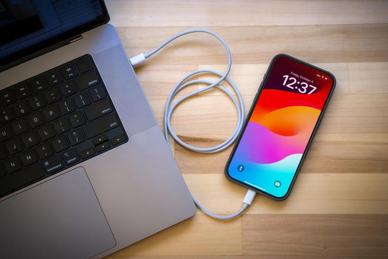 Restore your data from a backup of your old iPhone using your computer. Jeff Carlson/CNET