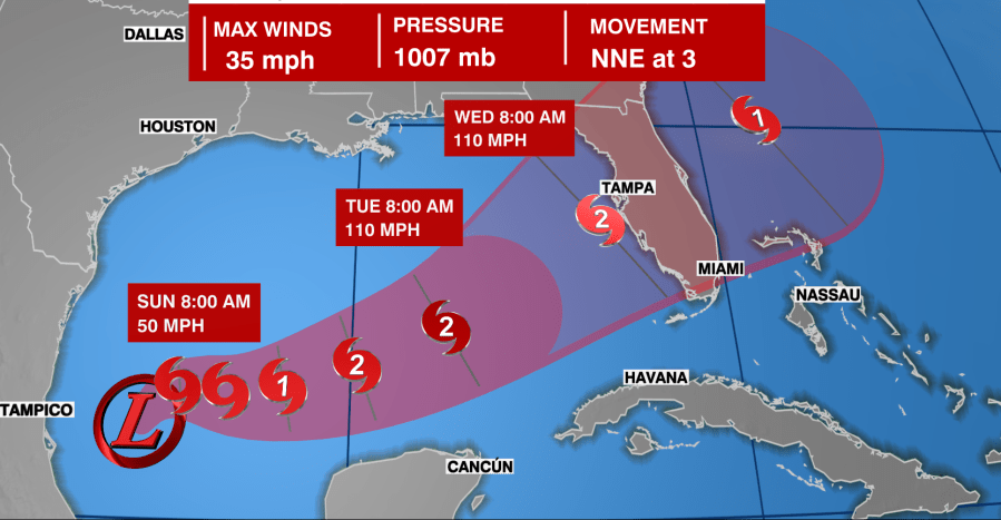 Tropical Storm Milton Forms In The Gulf, NHC Says