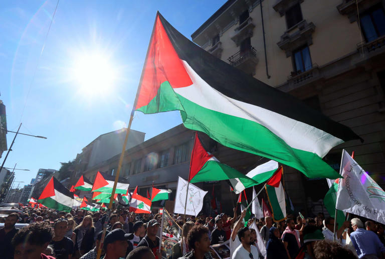 'Nessuno ci ferma', migliaia in piazza per la Palestina