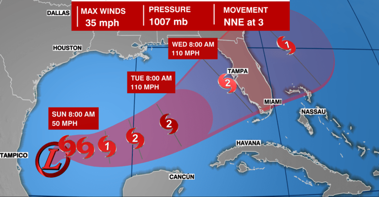 Tropical Storm Milton forms in the Gulf, NHC says