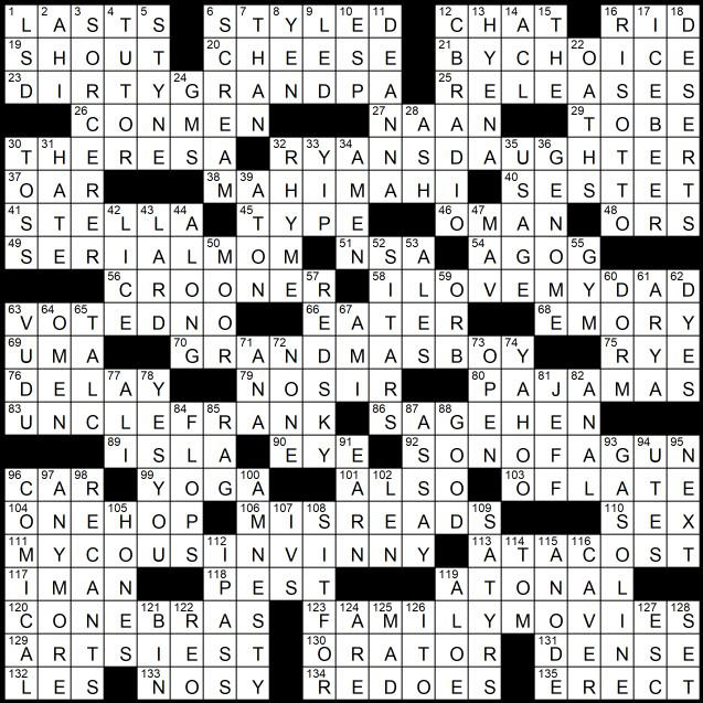 Solution to Evan Birnholz s Oct 6 crossword Group Pictures