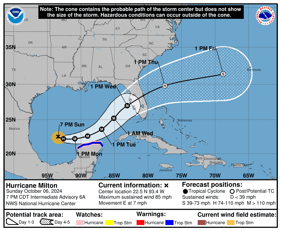 Live Updates: Manatee County Will Call For Evacuations On Monday Ahead ...