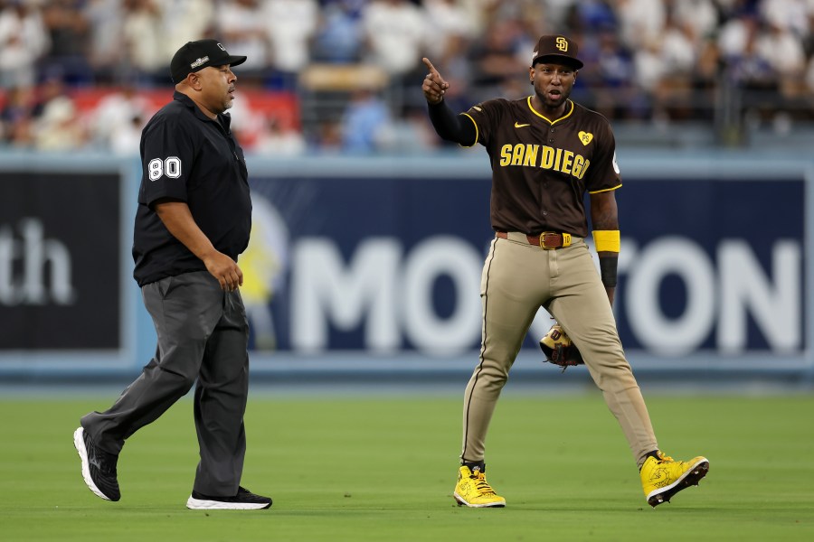 Dodger Game Delayed As Fans Throw Baseballs, Trash At Padres Outfielder