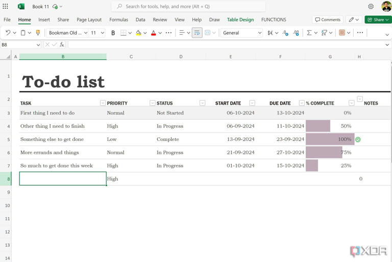 How I built a to-do list in Excel that actually works