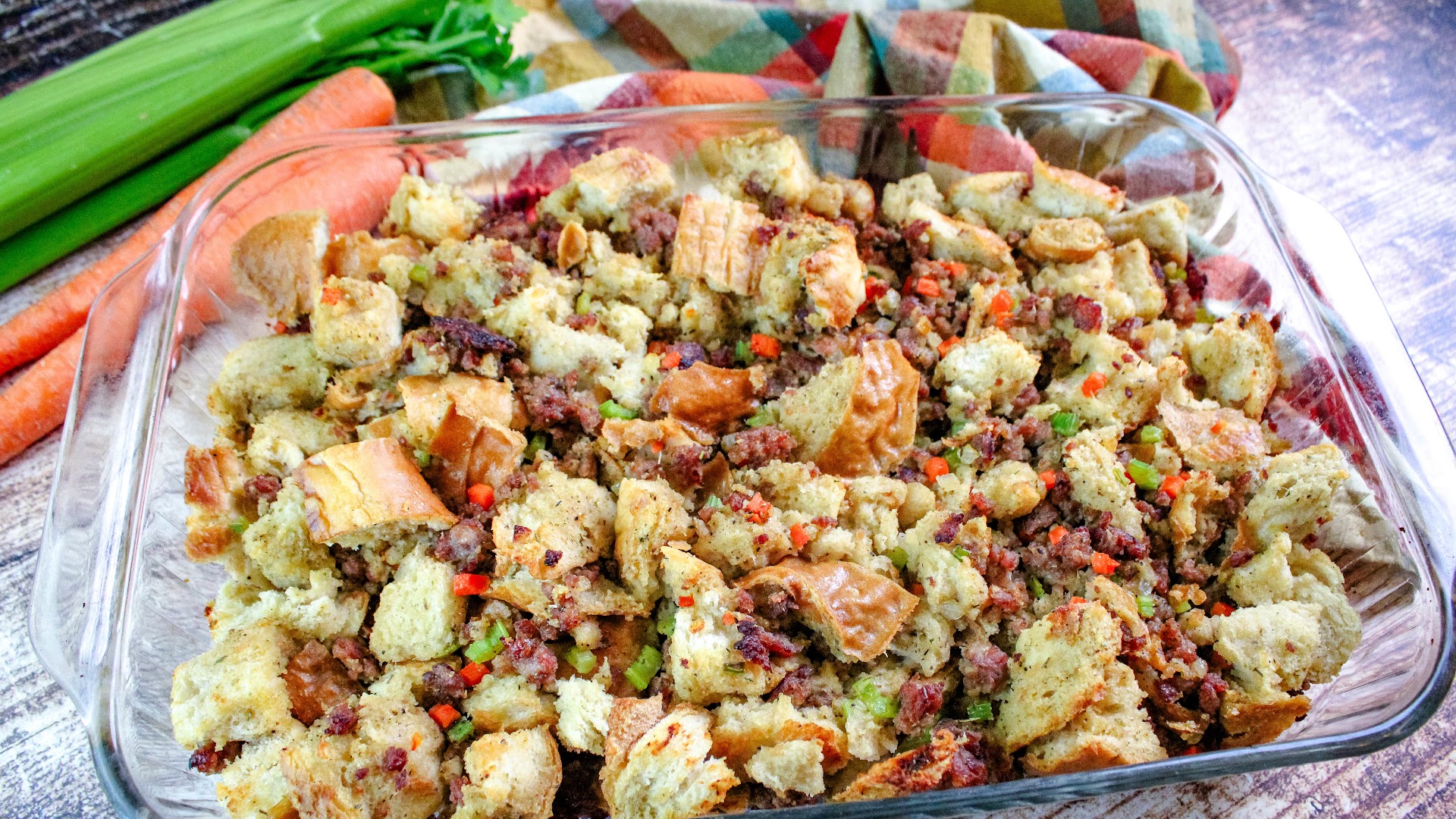 Anyone can make this unbelievable sausage stuffing for Thanksgiving or ...