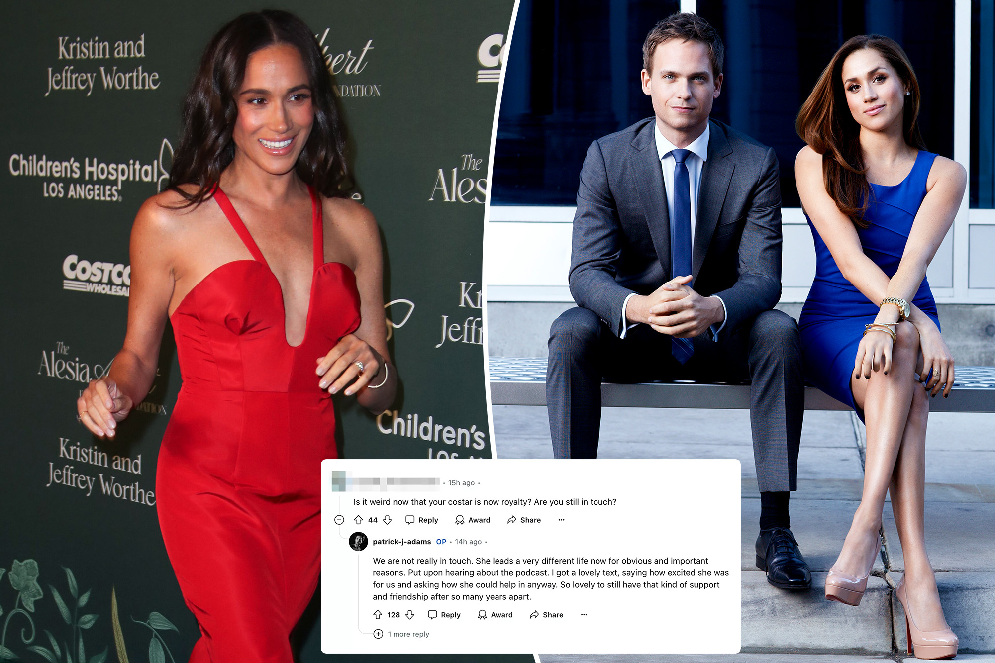 Meghan Markle Isn’t ‘in Touch’ With ‘Suits’ TV Husband Patrick J. Adams ...