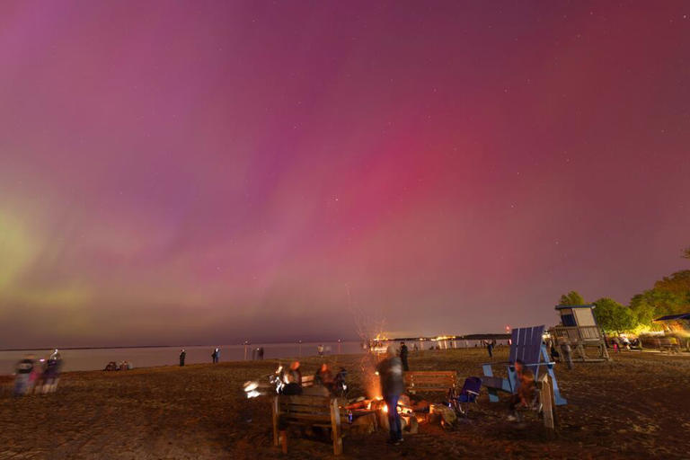 Did you catch the Northern Lights over Cleveland Monday? Will they put