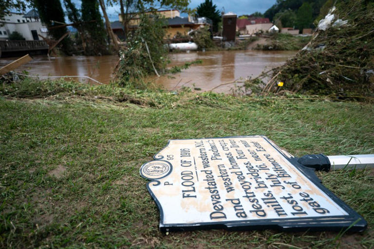 100+ years later Hurricane Helene wreaks havoc on Asheville, mirroring