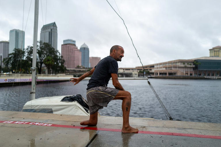 ‘I’m fine’: Tampa’s ‘Lt. Dan’ survives Hurricane Milton on his boat