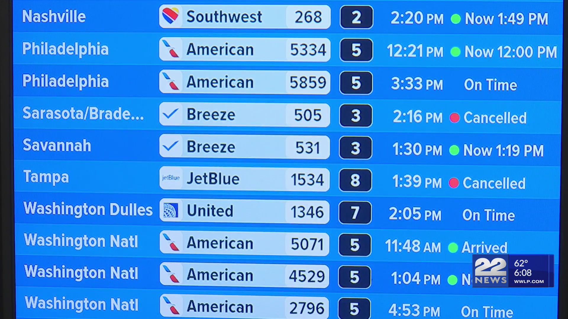 Hurricane Milton Leads To Flight Cancellations Aross The Country