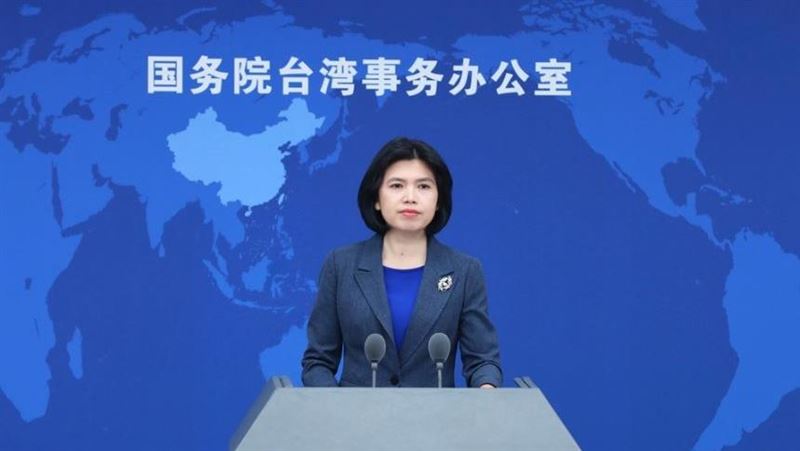 國台辦發言人朱鳳蓮慢了3天才做出回應。 （翻攝自國台辦微博）