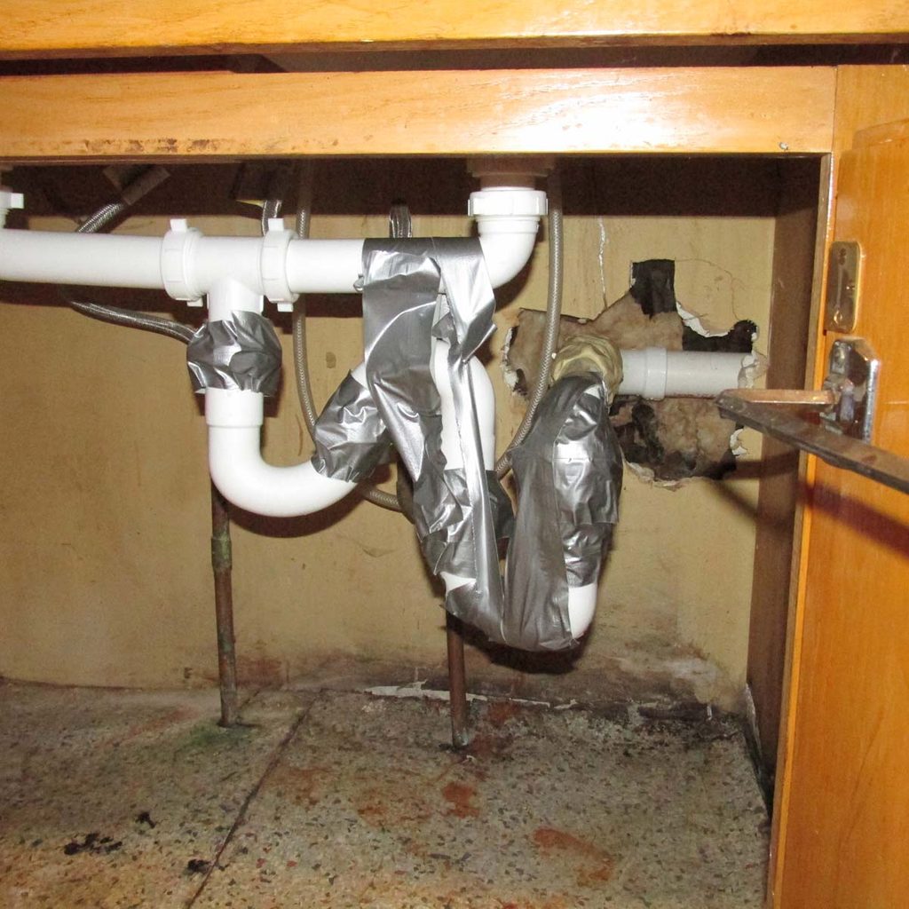 Duct-tape-drains