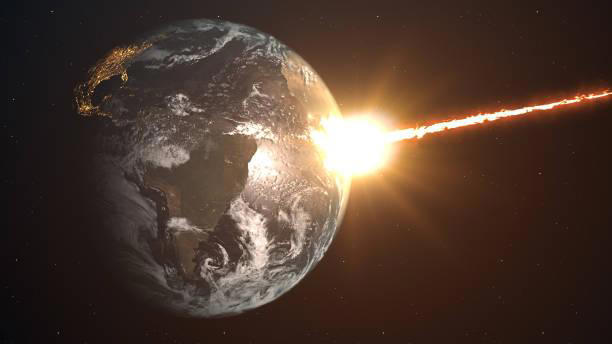 O asteroide Apophis tem uma pequena chance de colidir com a Terra em 2029, po...