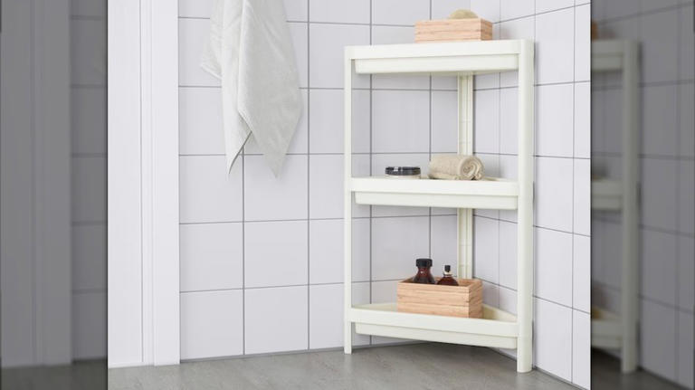 The IKEA Corner Shelf That Will Make The Most Of Your Bathroom Storage