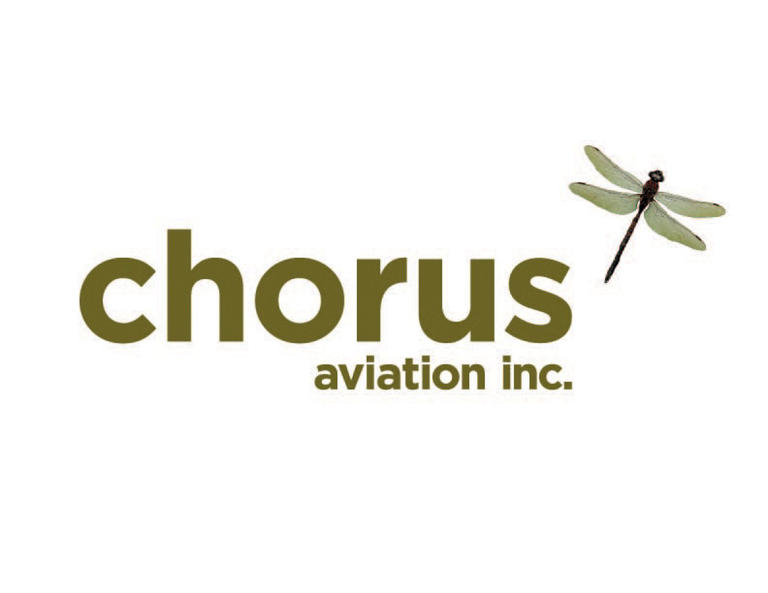 The logo for Chorus Aviation Inc. is shown in a handout. Chorus Aviation Inc. says its shareholders have voted to approve the sale of the company's regional aircraft leasing business to HPS Investment Partners. THE CANADIAN PRESS/HO