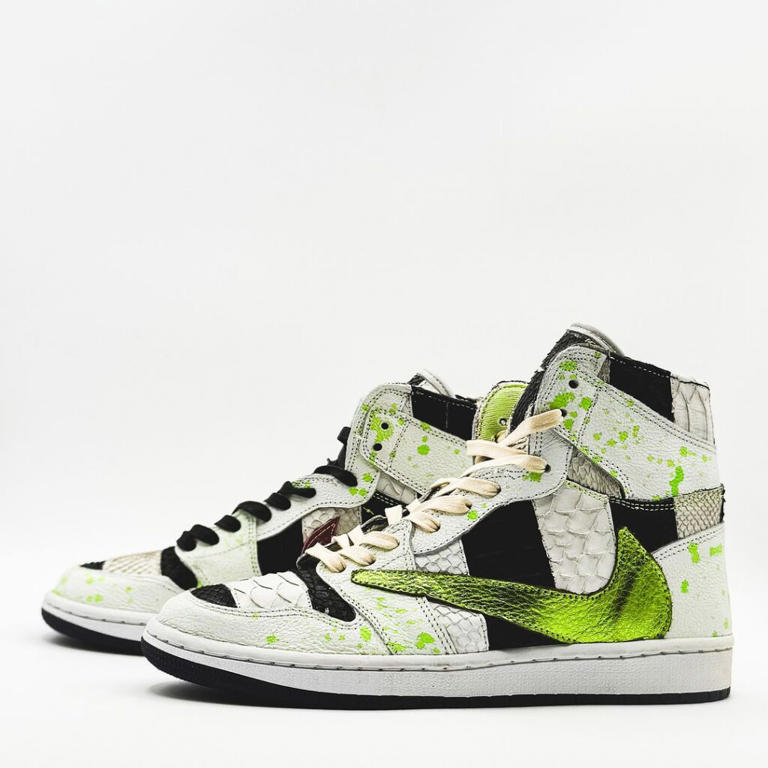 Travis Scott x Air Jordan 1 High “Beetlejuice” Celebrates