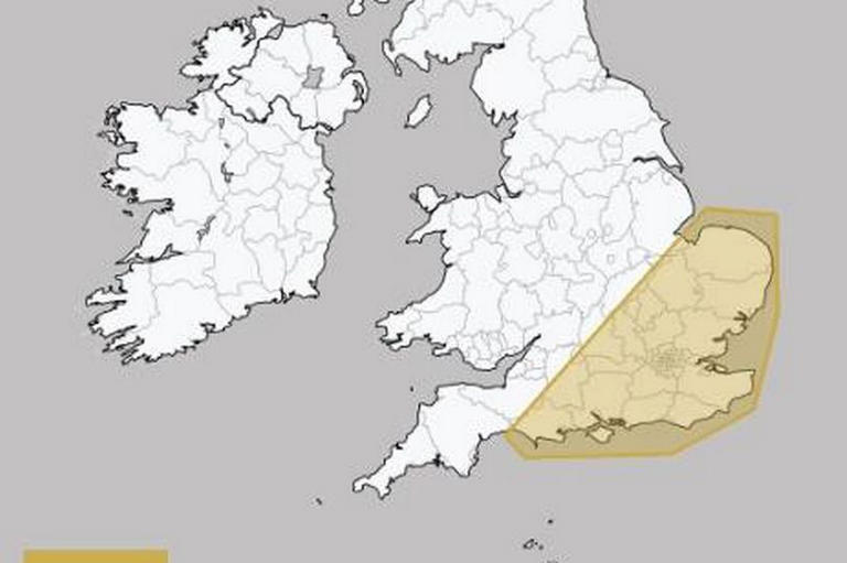 Tornado warning issued for parts of UK as Brits urged to brace for ...