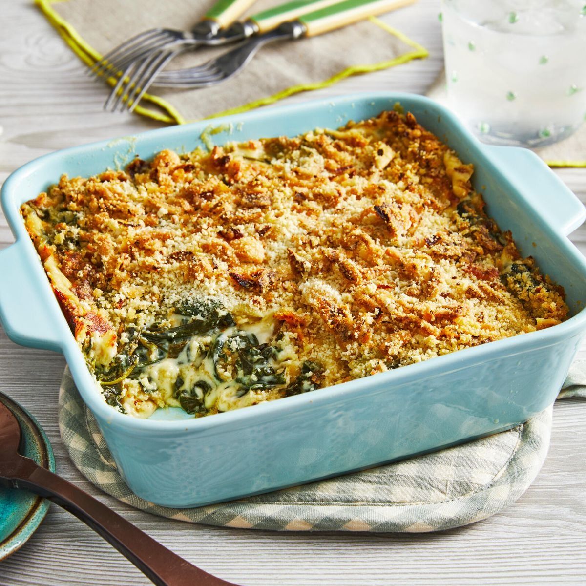 25) Spinach Casserole