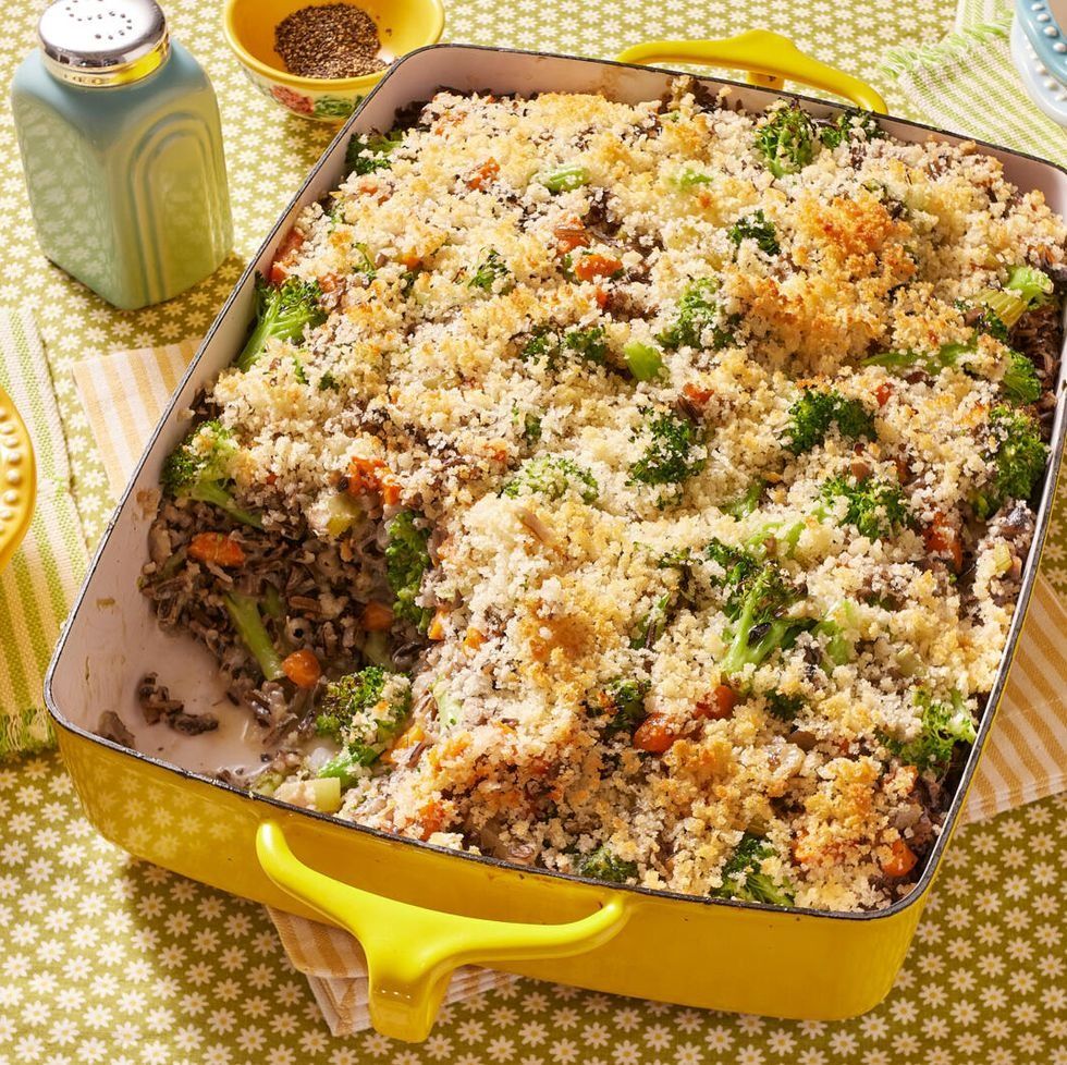 34) Broccoli Wild Rice Casserole
