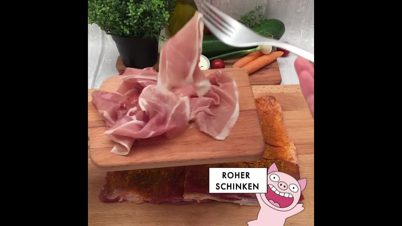 Sonntagsbraten im Kräutermantel