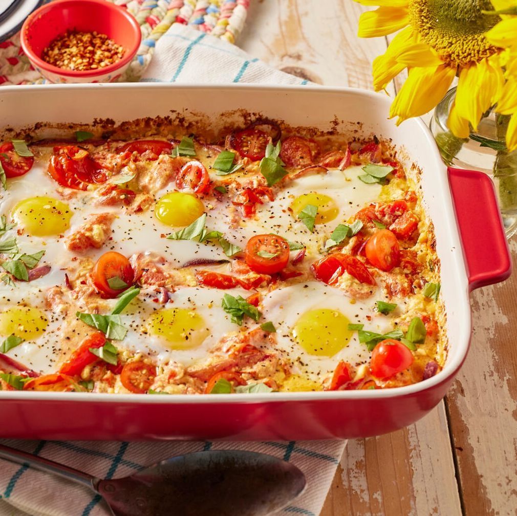 19) Baked Feta Egg Casserole