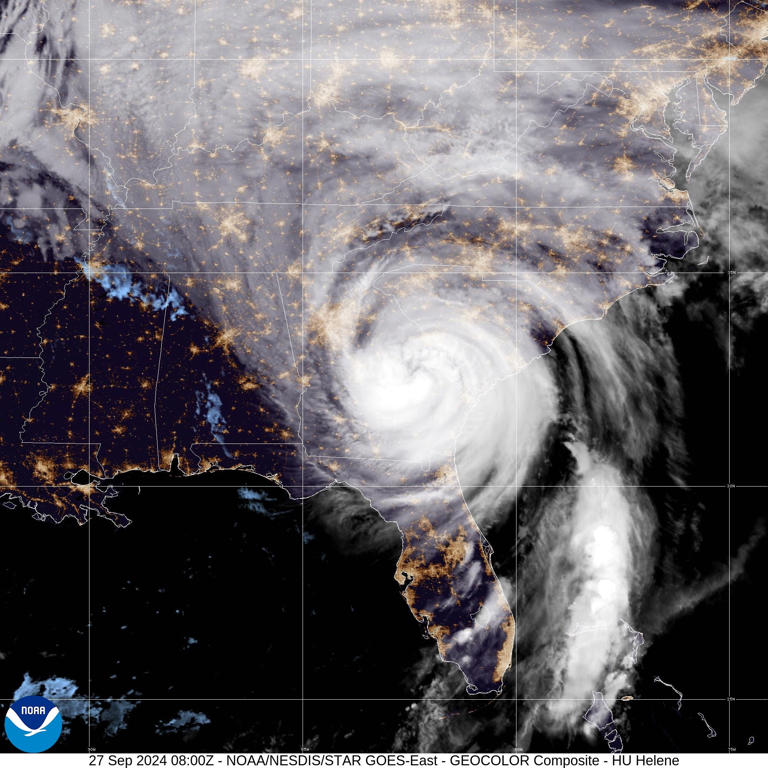 Power Outages Peak At 125 000 After Hurricane Helene Remnants Lash Region