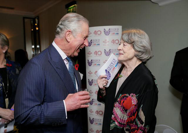 Adam Gerrard - WPA Pool/Getty Then-Prince Charles and Maggie Smith at the Pride of Britain Awards in London on Oct. 31, 2016.