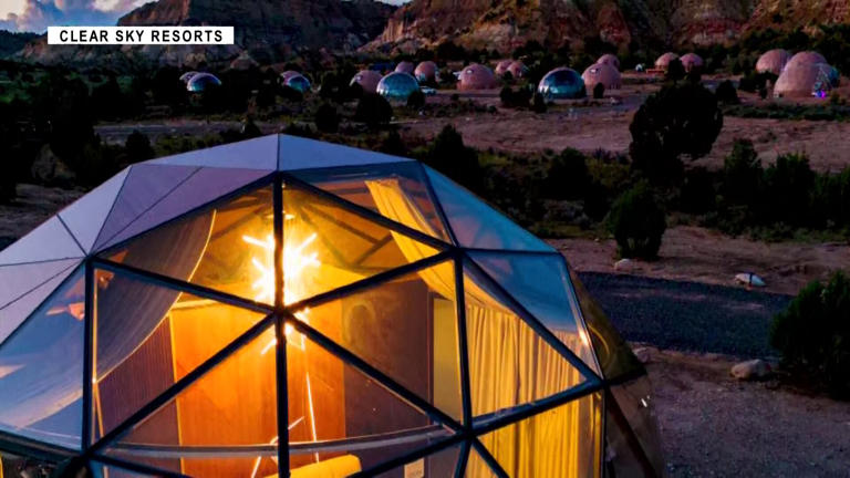 Clear Sky Resort in southern Utah is giving guests an experience of a lifetime with glass dome glamping.