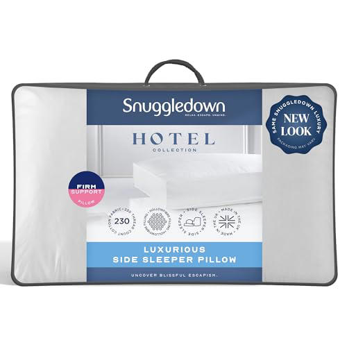 Snuggledown Hotel Luxurious Side Sleeper Pillow review: Hotel-level ...