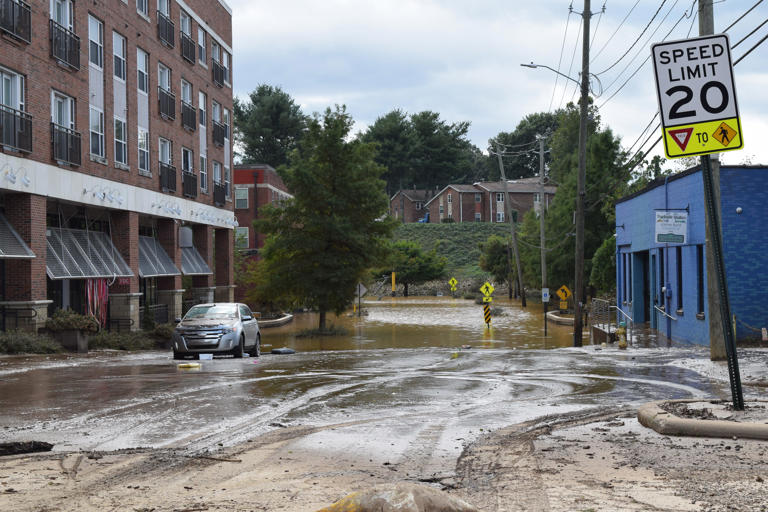 Asheville flooding map: See where rainfall hit, leading to deadly ...