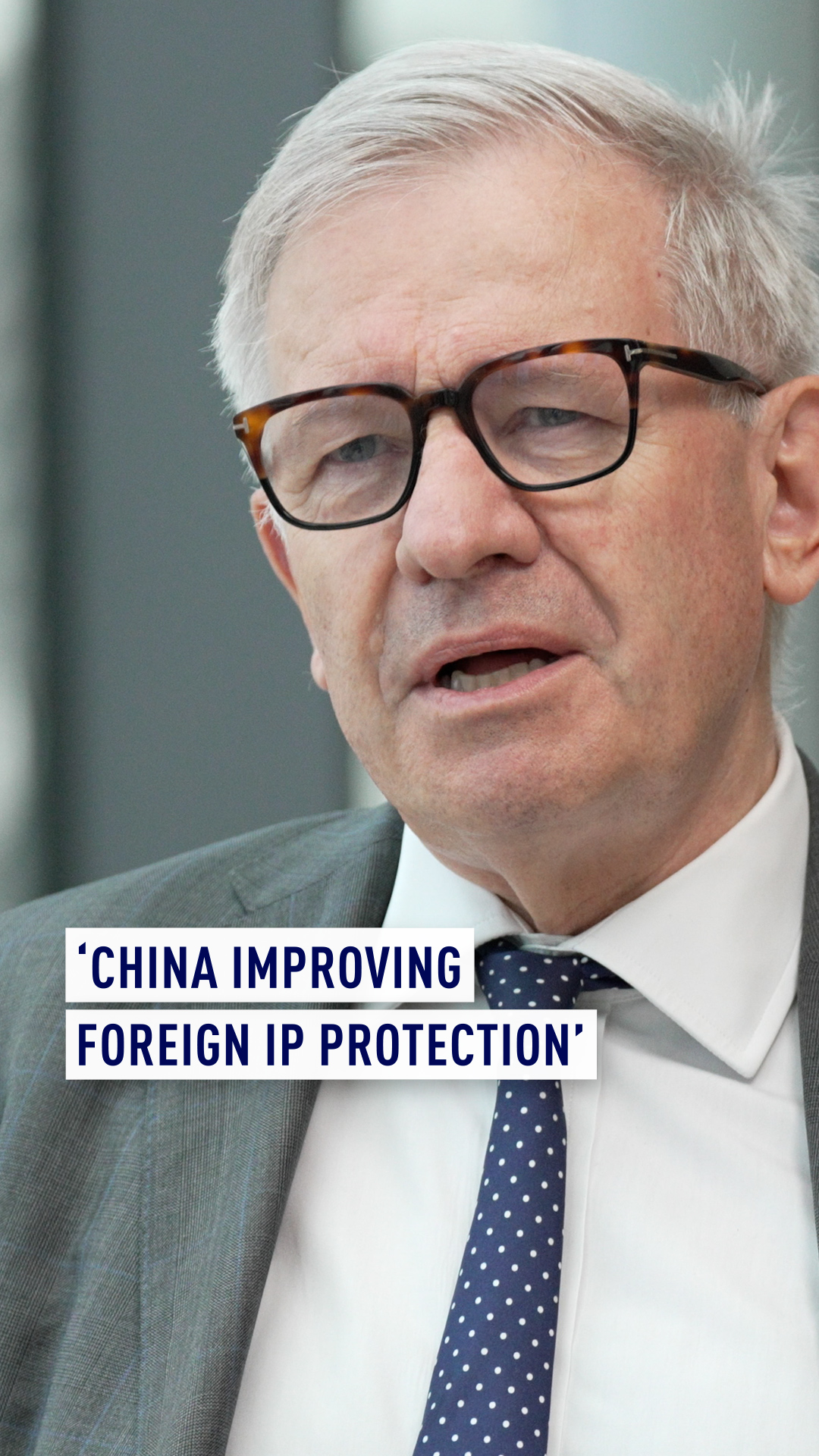 'China improving foreign IP protection'