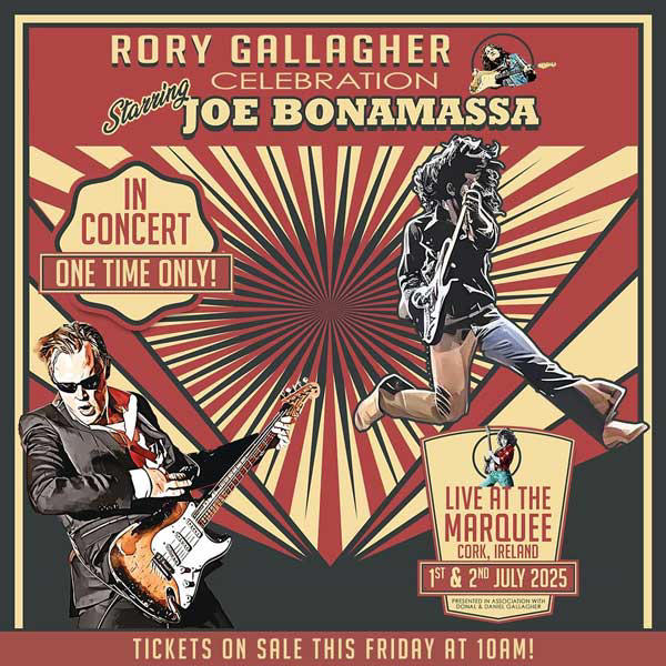 Joe Bonamassa to perform Rory Gallagher's legendary Irish Tour '74 set ...