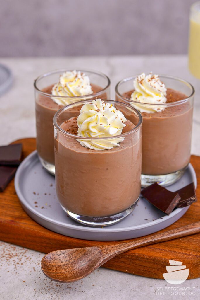 Cremigen Schoko Pudding selber machen ohne Tüte