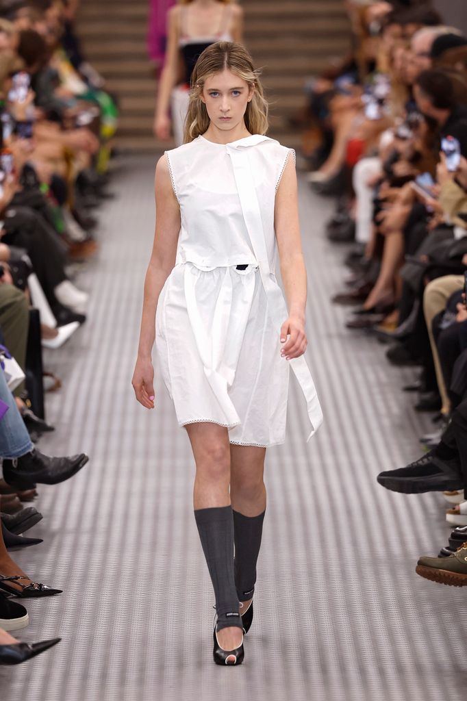Sunday Rose Kidman-Urban made her runway debut walking for Miu Miu