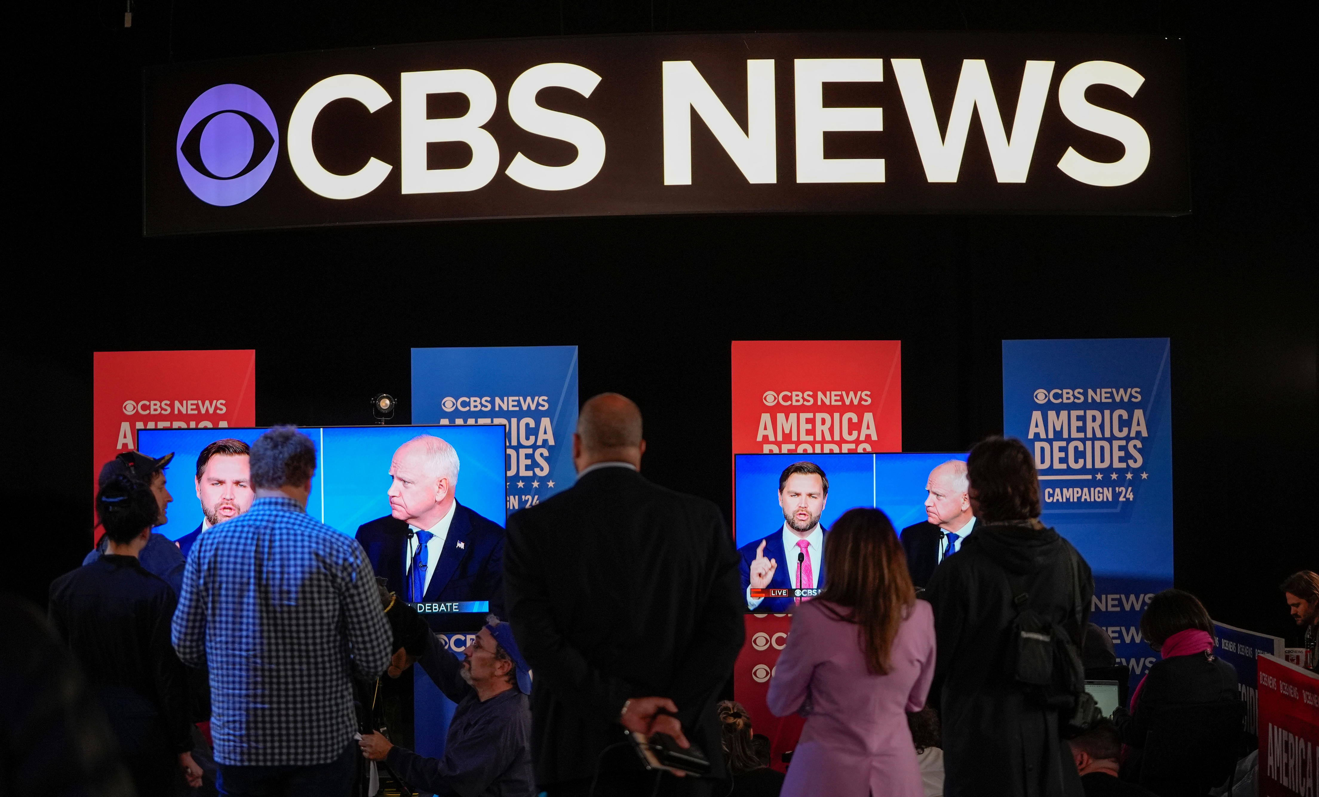 Photos: Tim Walz And JD Vance Meet In 2024 Vice Presidential Debate