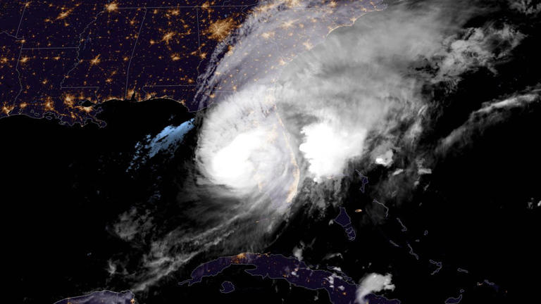 Satellite image of Hurricane Milton at 9-10 p.m. local time - Photo: NOAA