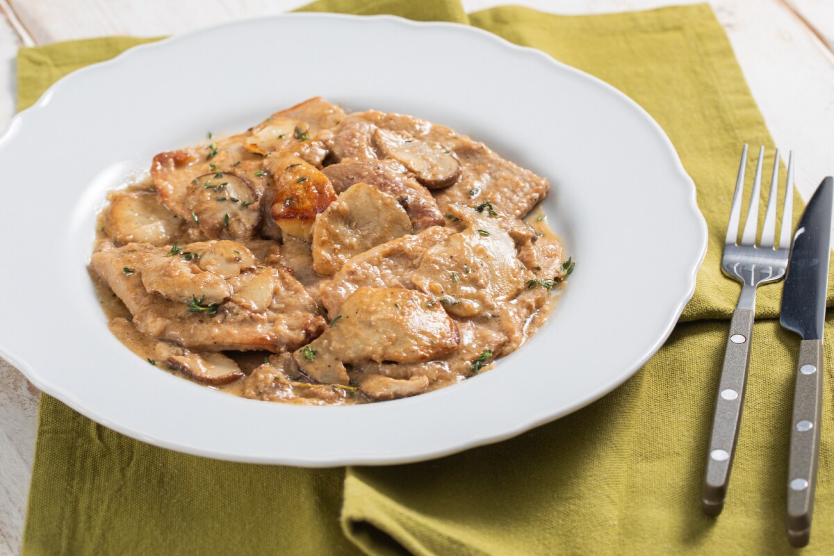 Scaloppine ai funghi porcini